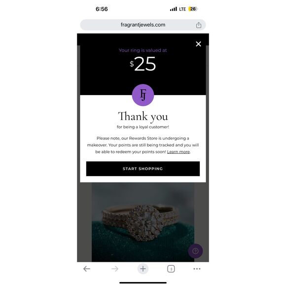 Fragrant Jewels Silver Rhodium Glitzy Mystic Topaz Heart Necklace & Ring Bundle - Picture 4 of 11